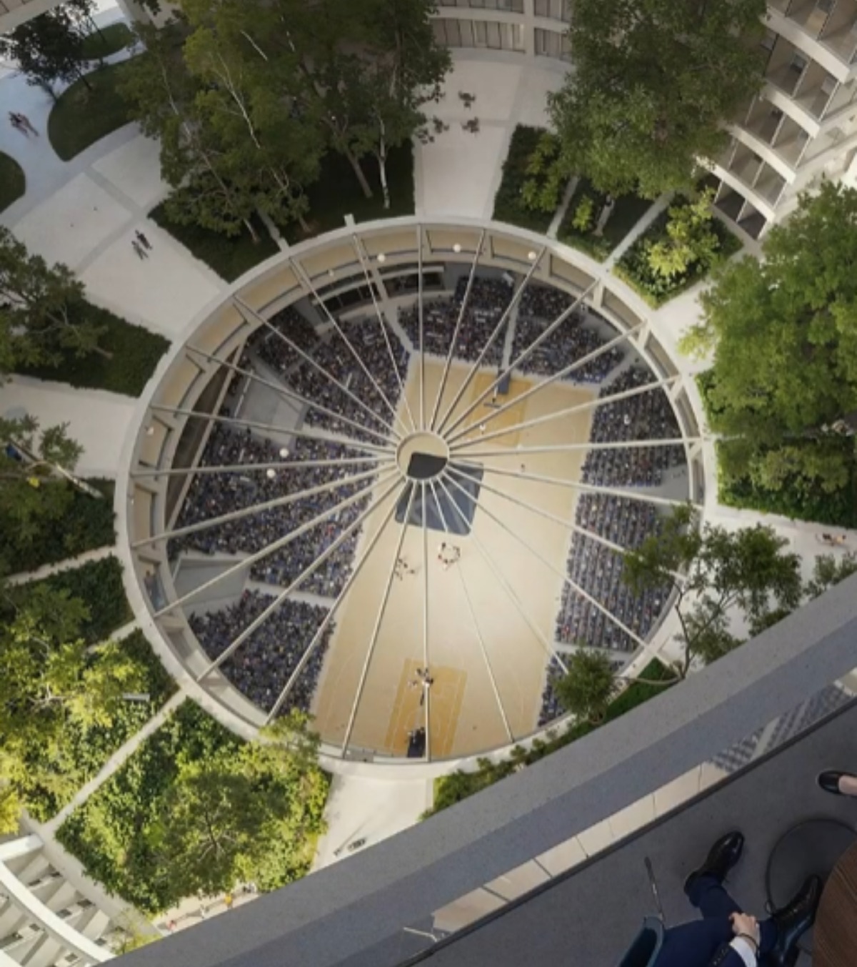 Proiect fabulos VIDEO+FOTO O nouă arenă sportivă sferică, ce include camere de hotel și magazine » Unde se va construi