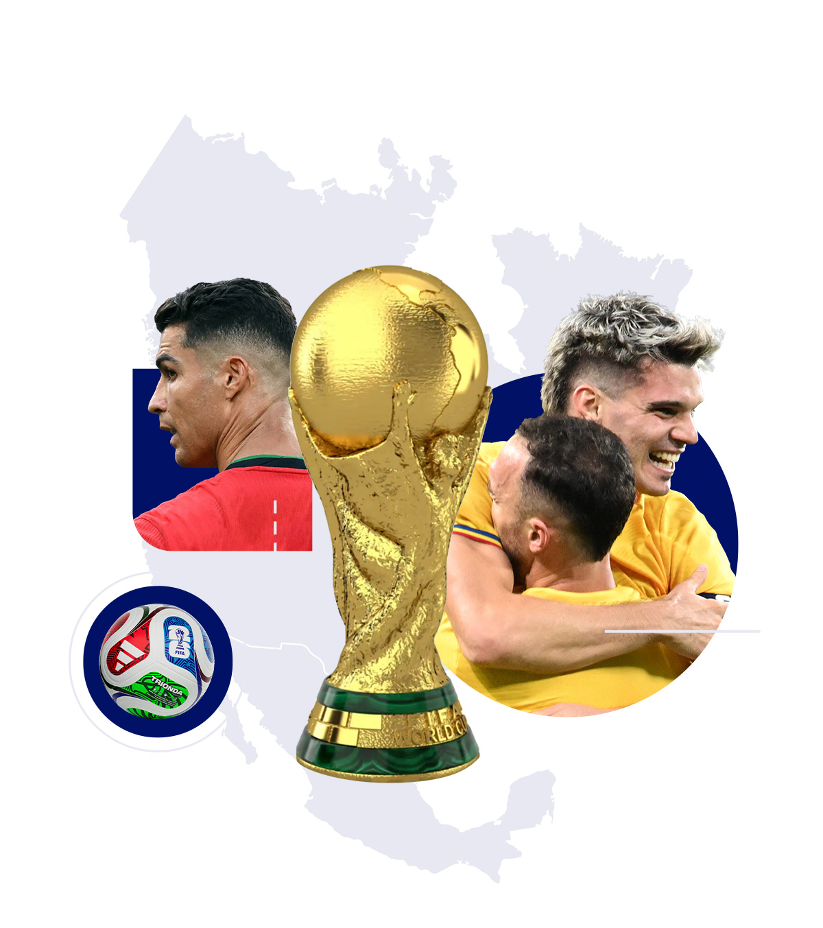 O infografie de Mondiale Proiect spectaculos marca GOLAZO.ro dedicat primului turneu cu 48 de echipe: CM 2026