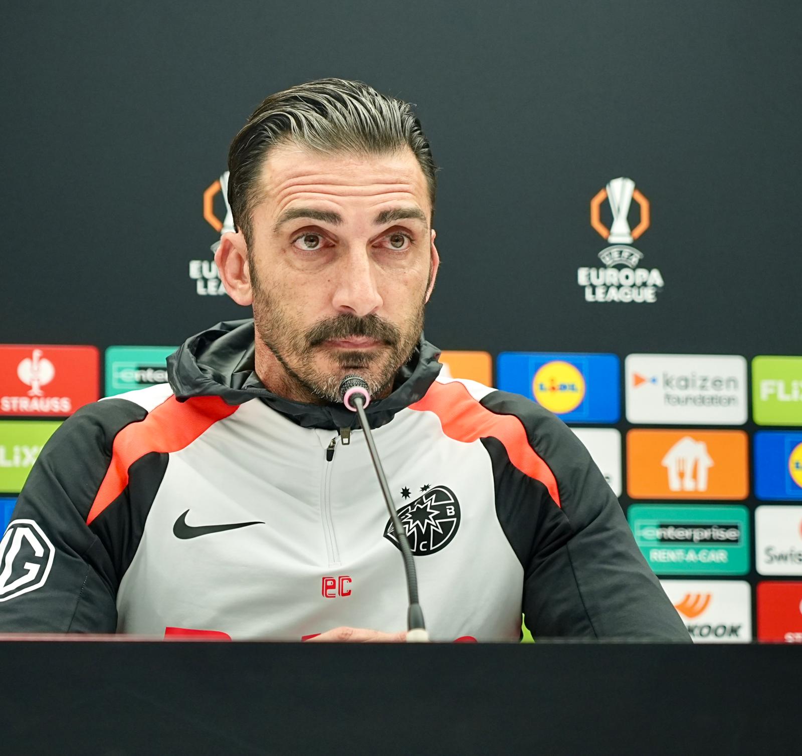 DOZAT CU OPTIMISM  Elias Charalambous, mesaj războinic înainte de meciul cu Steaua Roșie: „Nu joacă tunelul! Suntem pregătiți de orice”