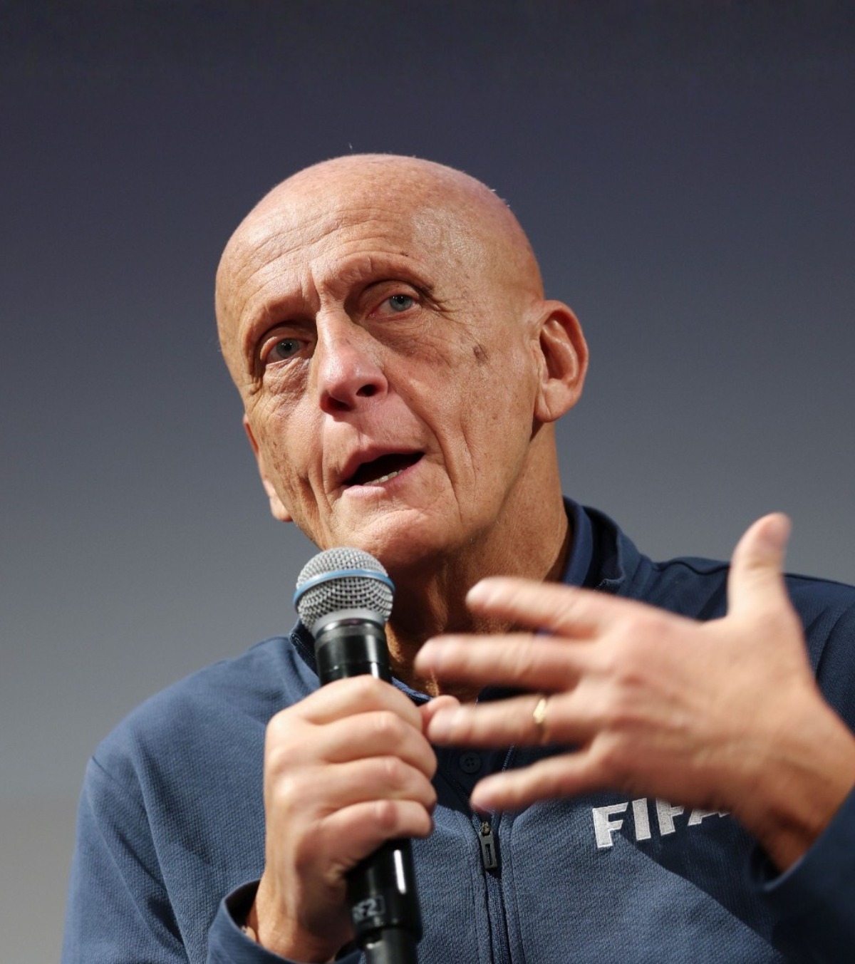 Pierluigi Collina, fost mare „central”, directorul Comisiei Arbitrilor FIFA. Foto: Imago