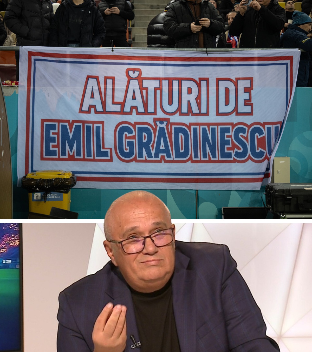 „Suporterii nu pot fi manevrați” Emil Grădinescu, despre mesajul de susținere din partea fanilor FCSB: „Are legătură cu libertatea de exprimare”