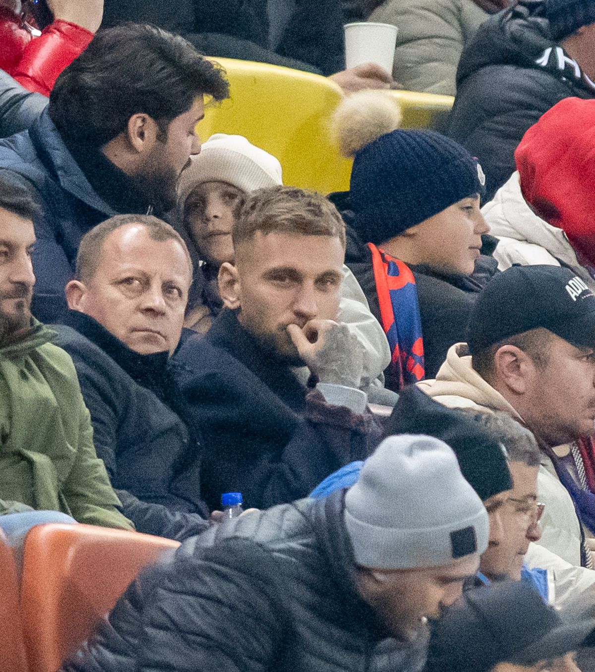 Prezență surpriză la derby FOTO. Jucătorul  dorit de FCSB și Rapid a venit pe Arena Națională