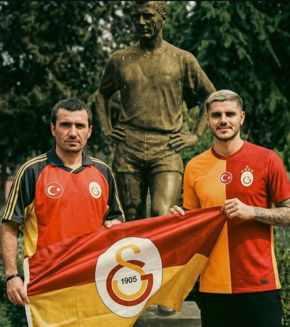 Gică Hagi, răspuns pentru Icardi Mesajul „Regelui”, după  postarea emoționantă a atacantului: „Bun venit în istoria Galatasaray!”