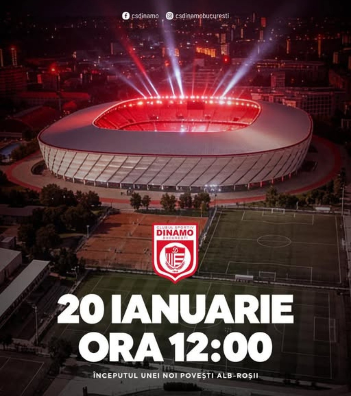 „Save the date!” Așteptarea ia sfârșit pentru fanii lui Dinamo. Clubul a anunțat ziua în care vor începe lucrările la noul stadon