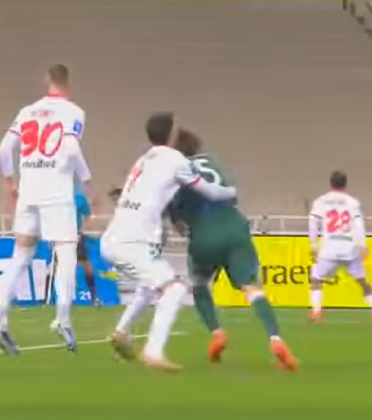 Gafa lui Andrei Ivan FOTO: Atacantul român a comis penalty în startul meciului cu Panathinaikos » Cifrele internaționalul în Grecia