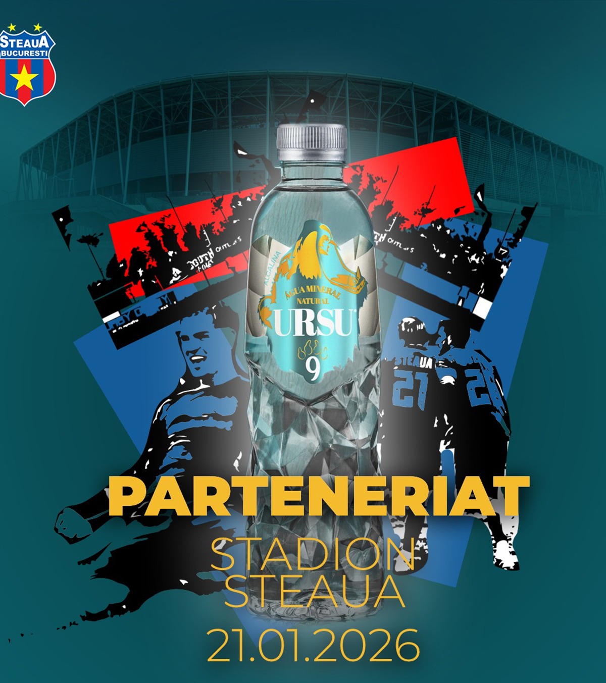 Steaua, parteneriat cu Ronaldo „Militarii” s-au înțeles cu brandul starului portughez