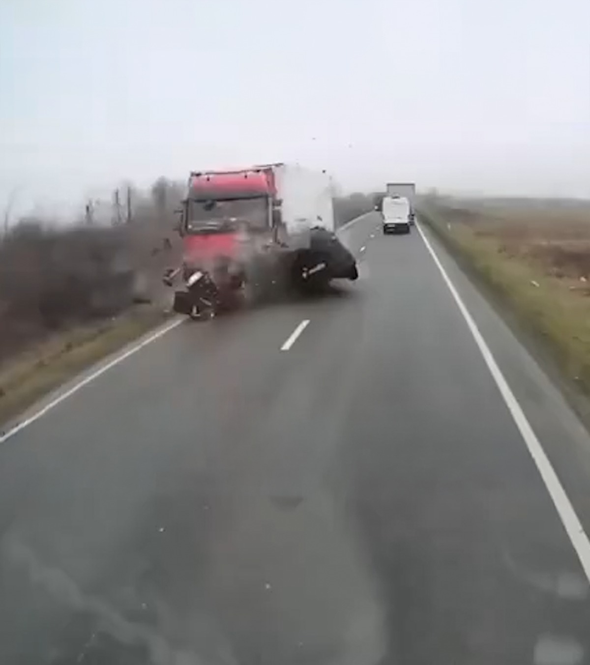 Tragedia de pe E70 Imagini cu puternic impact emoțional: Momentul în care cei șapte suporteri PAOK și-au pierdut viața