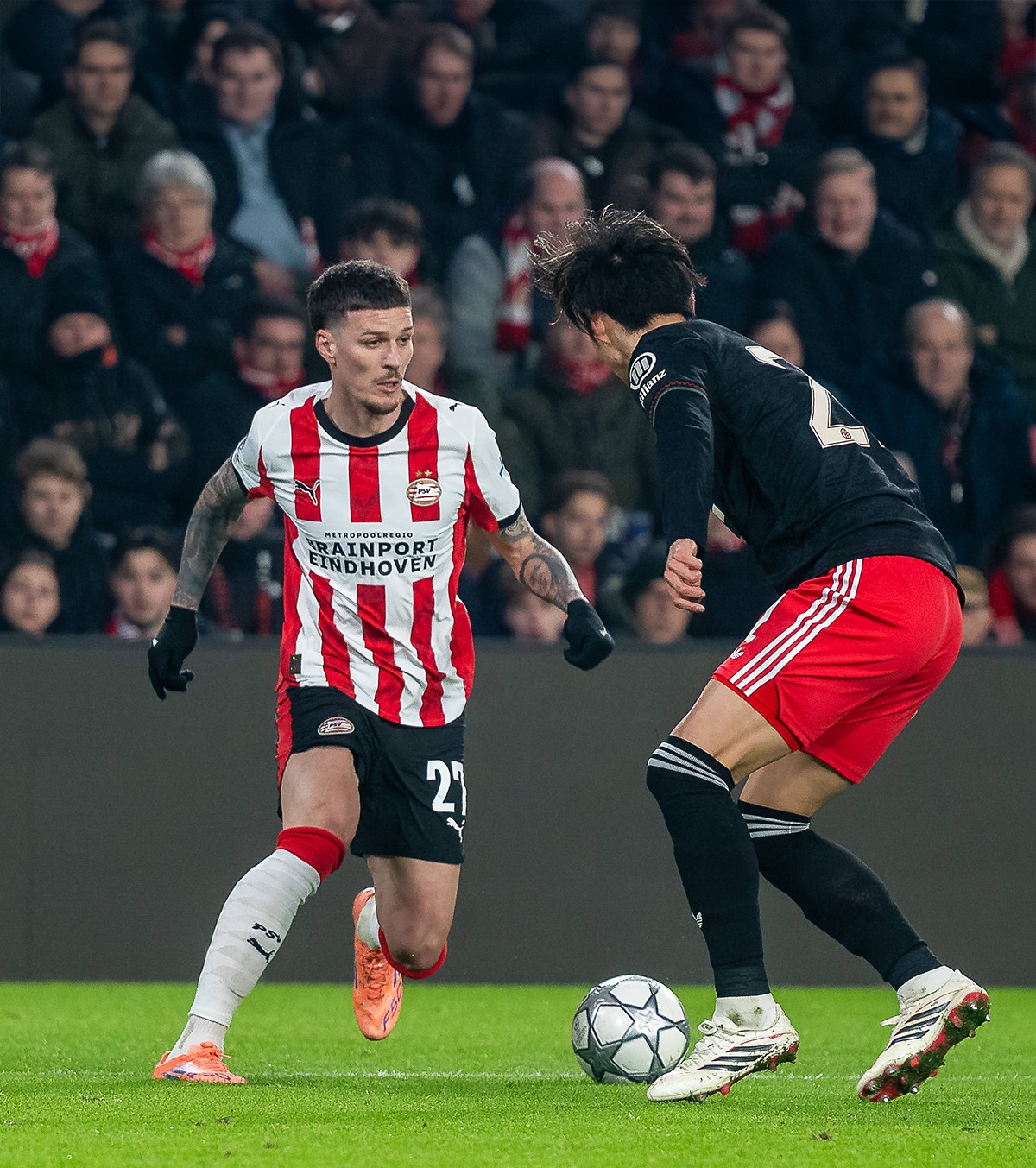 Man, între „remarcabil” și „anonim”! Cum a fost prima sa participare în Liga Campionilor la PSV. De ce l-a schimbat Bosz la pauză cu Bayern  