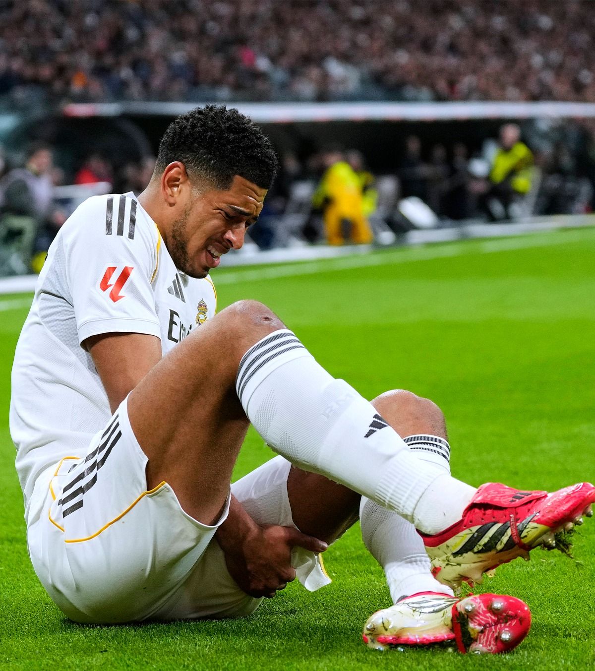 Alarmă la Real Madrid FOTO. Jude Bellingham, schimbat după doar 10 minute cu Rayo Vallecano! A părăsit terenul în lacrimi