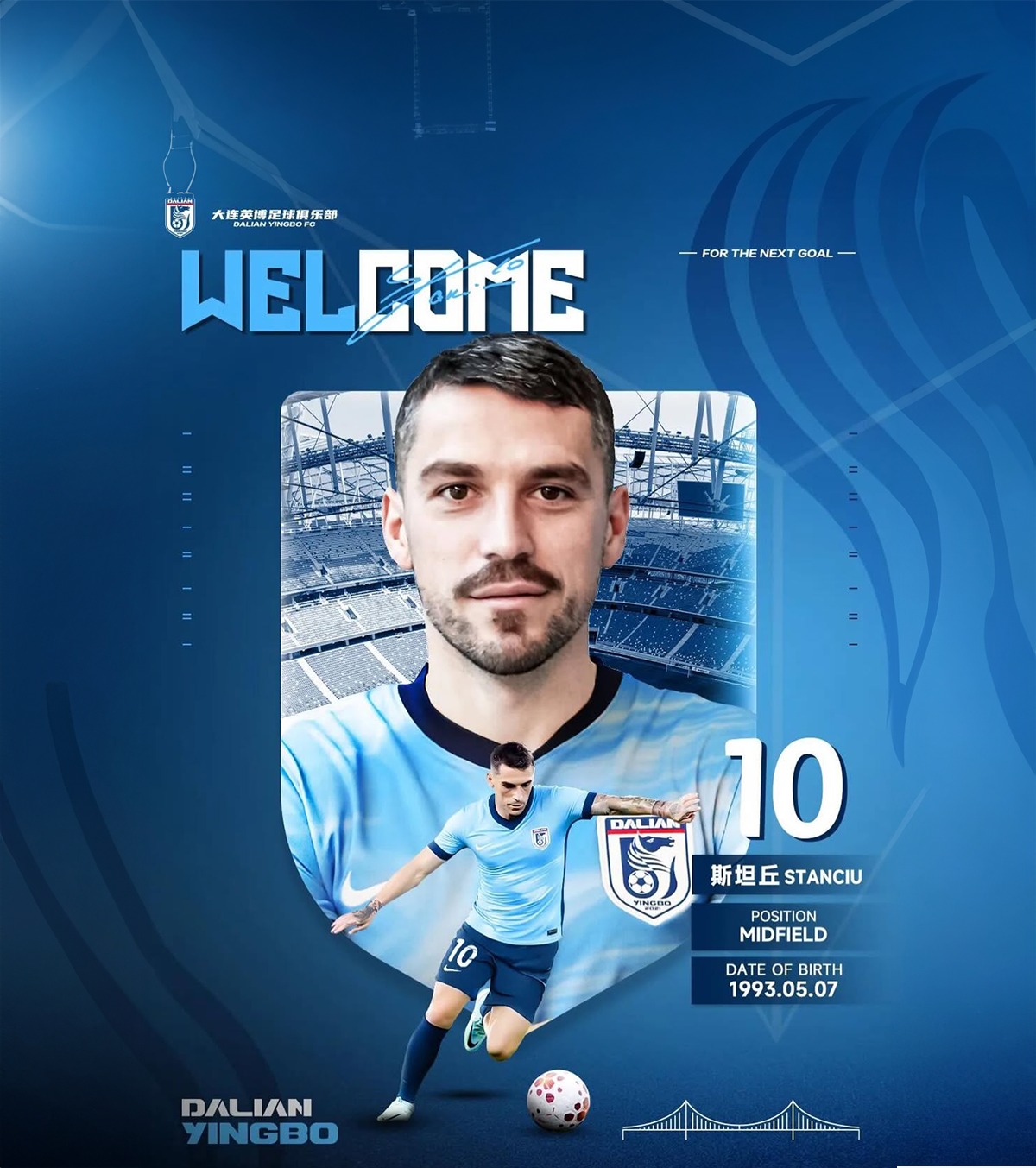 Stanciu, prezentat în China Descrierea impresionantă făcută de Dalian Yingbo, după eșecul românului în Serie A: „Lider și legendă!”