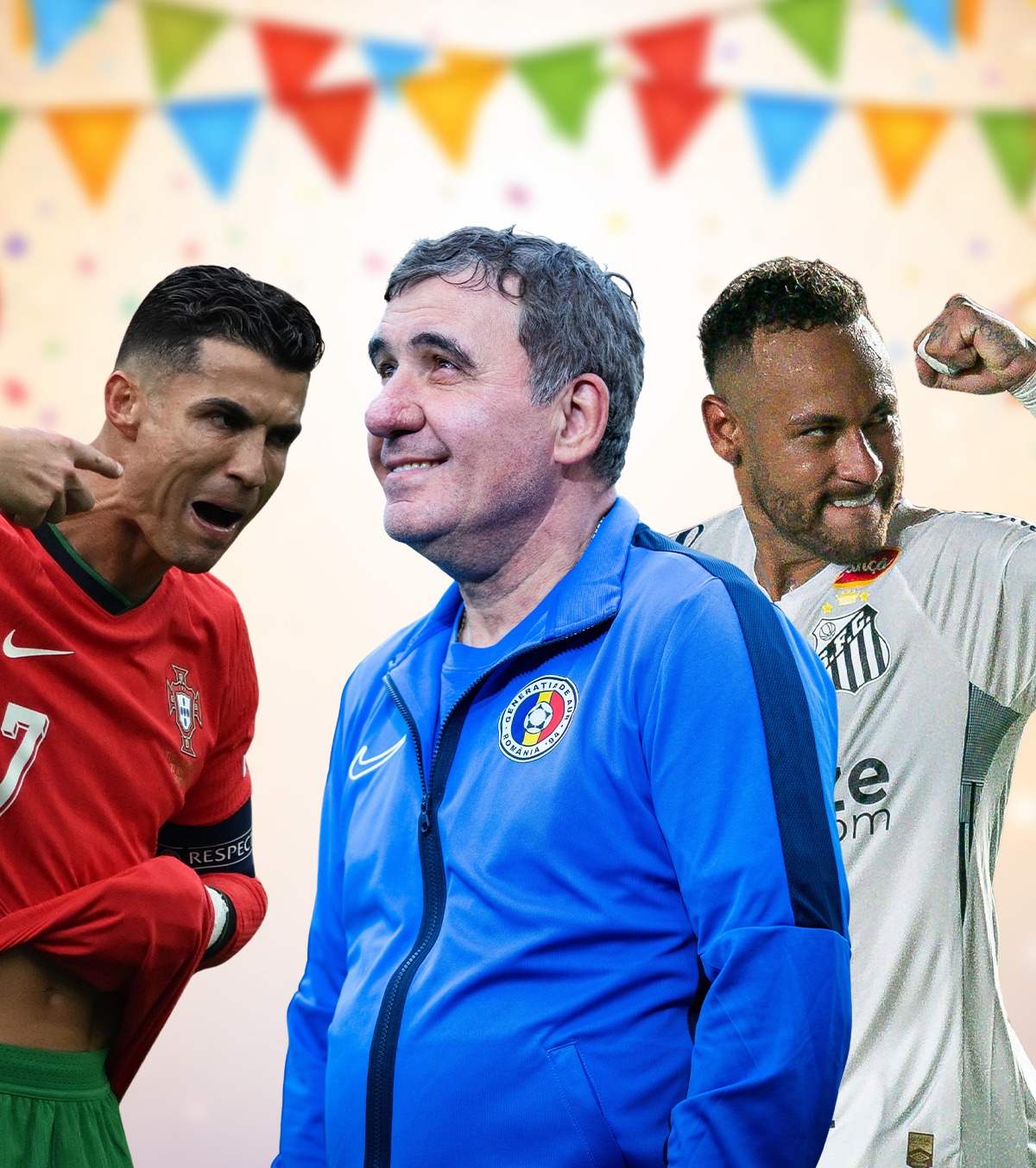 Gică Hagi a împlinit 61 de ani!  Cristiano Ronaldo și Neymar, născuți în aceeași zi cu „Regele”