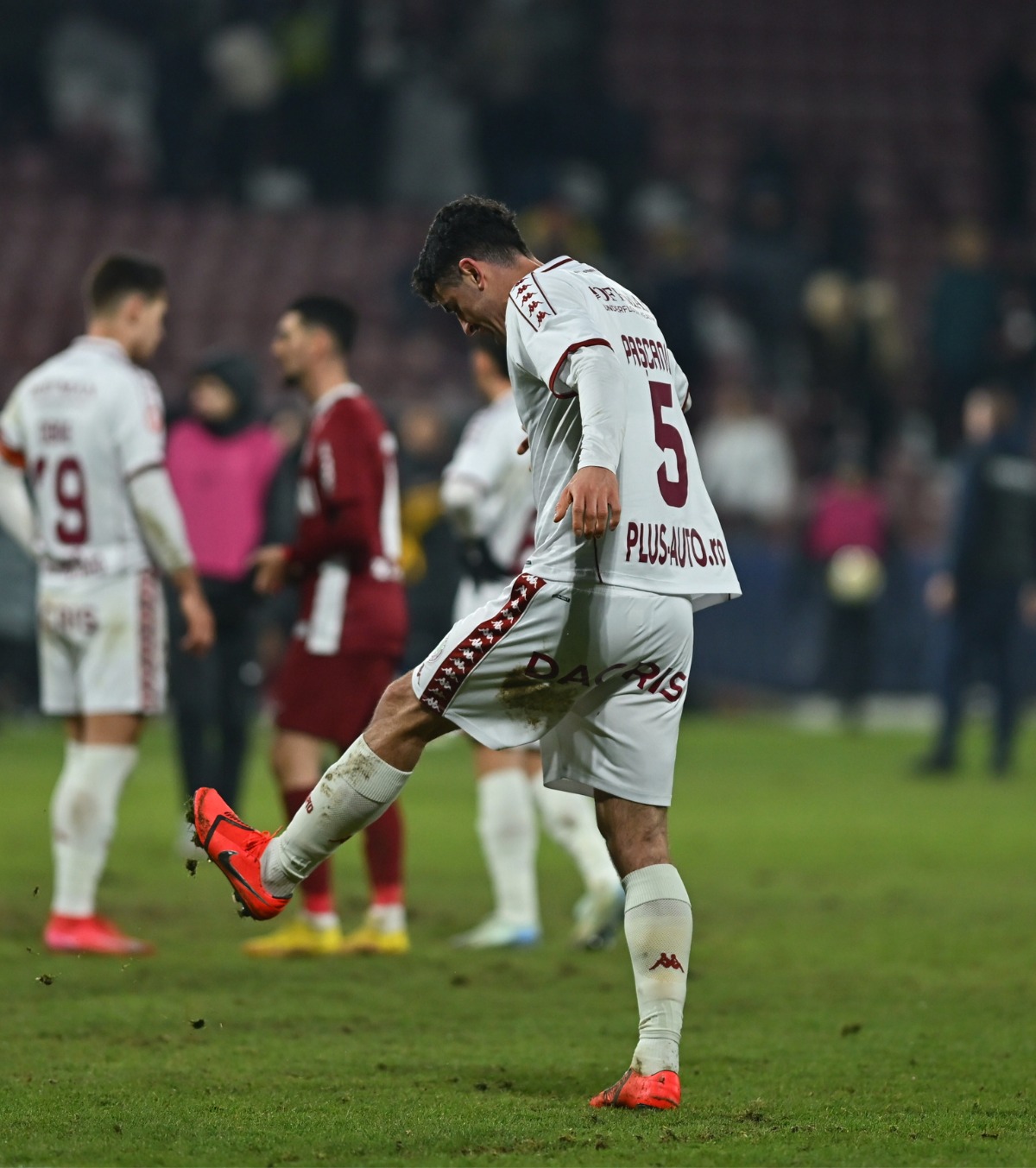 Dau vina pe gazon  Eliminați din Cupă, rapidiștii se plâng: „Mi-a zis un prieten că unde se duce el să vaccineze oile arată mai bine!”