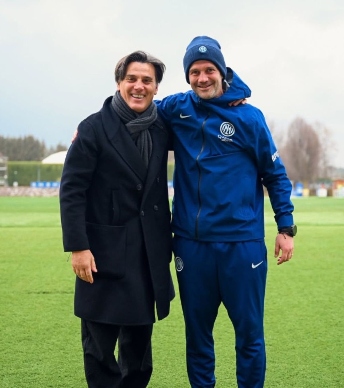 Chivu, vizită-surpriză FOTO. Motivul pentru care selecționerul Turciei a mers la baza lui Inter, înainte de meciul crucial cu România