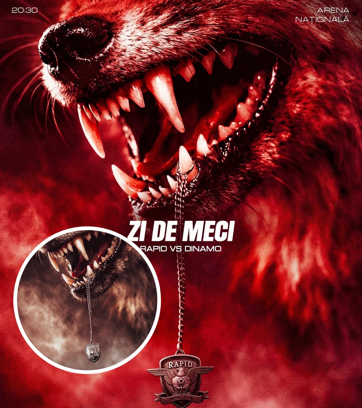 Dinamo a plagiat  FOTO Postarea dinainte de derby-ul cu Rapid, identică  uneia din Australia