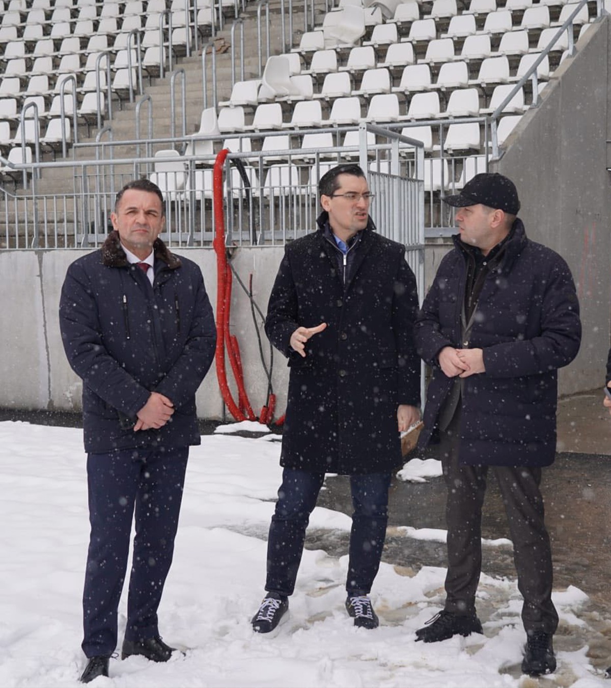În vizită la arena de 55 de milioane € Răzvan Burleanu, la noul stadion din România: „Va deveni un punct de reper pe harta fotbalului românesc”