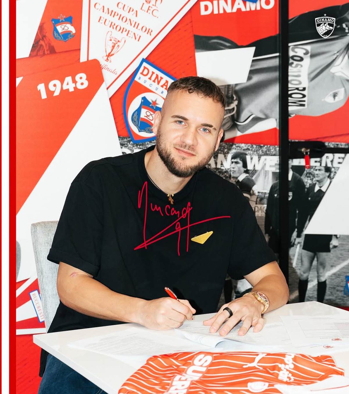 Pușcaș, prezentat oficial VIDEO. Ce număr va purta atacantul la Dinamo