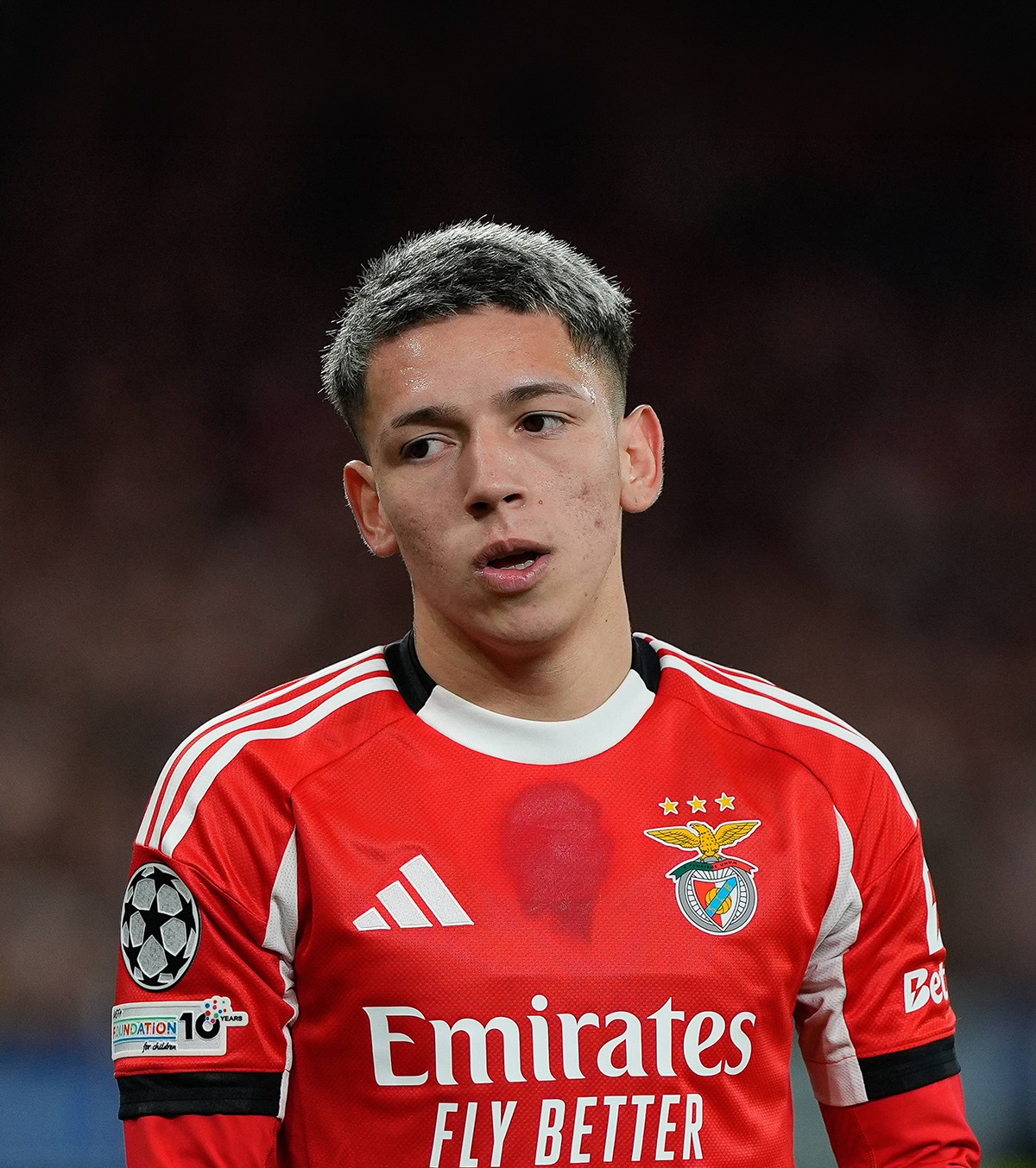 Gianluca Prestianni are contract până în 2029 cu Benfica. Foto: Imago