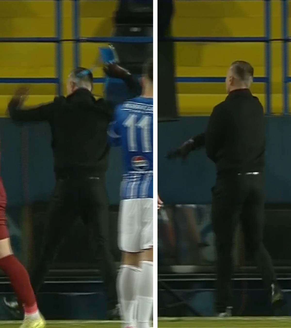 Pancu, ieșire nervoasă la Ovidiu FOTO. Antrenorul lui CFR Cluj s-a răstit la arbitru și și-a împins colaboratorul . De la ce a pornit totul 