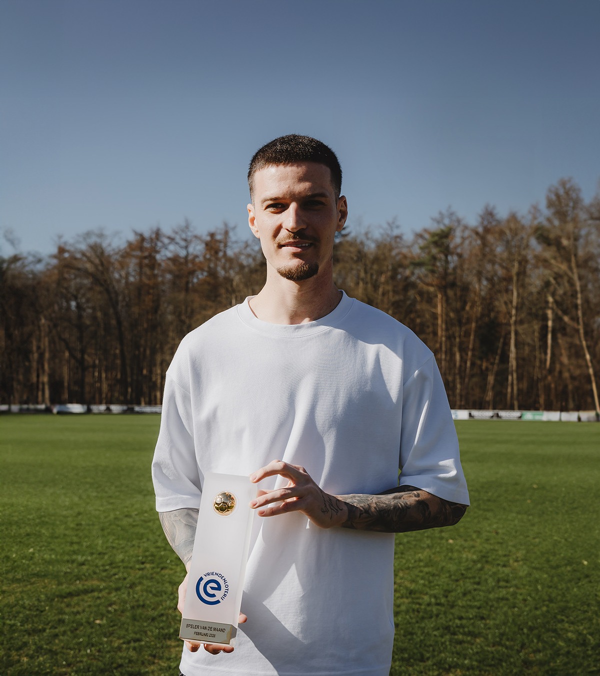 Ascensiunea continuă VIDEO+FOTO. Dennis Man,  jucătorul lunii februarie în Olanda: „Îmi doream foarte mult trofeul” » Ce spune despre barajul cu Turcia