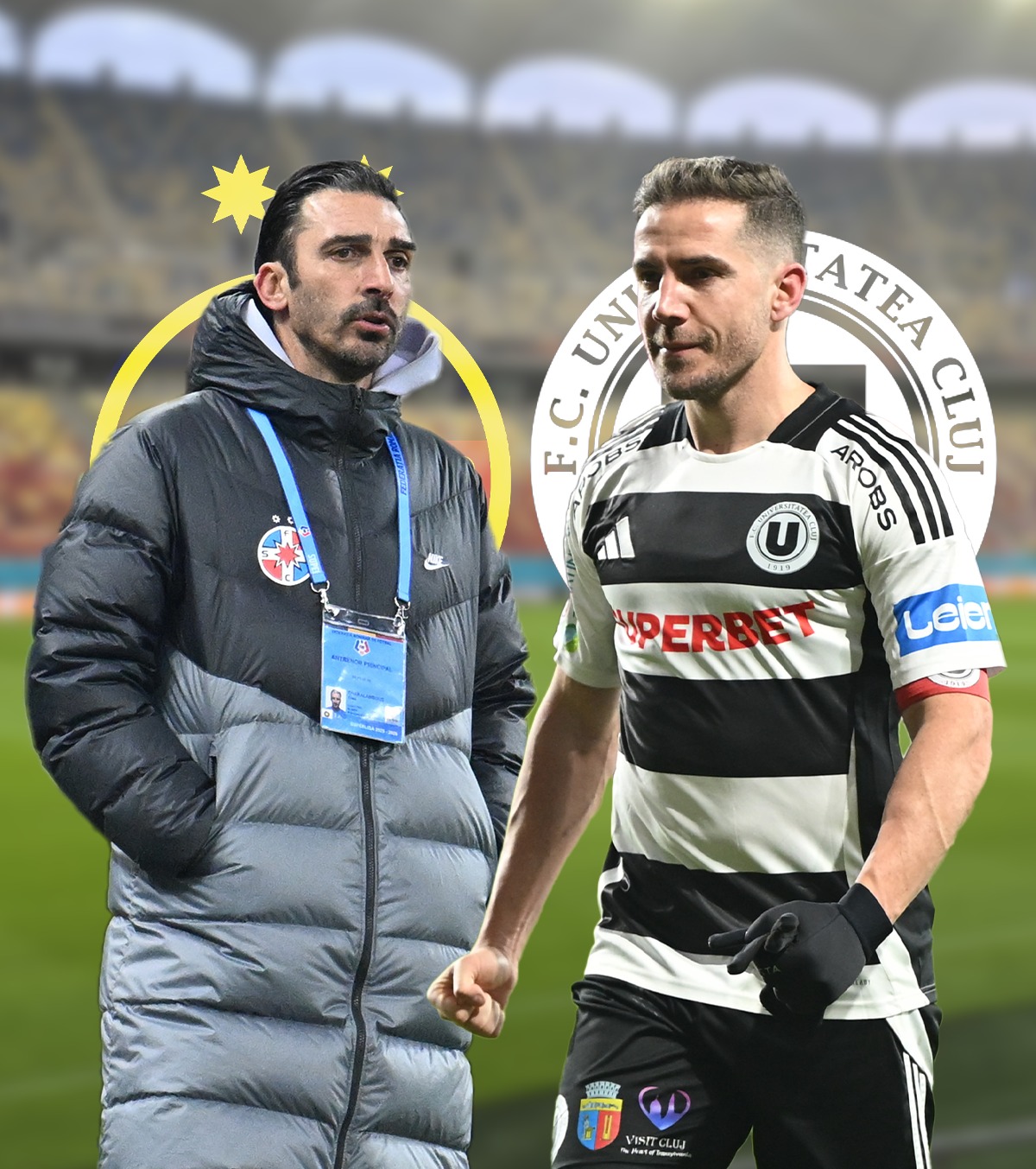 FCSB - U Cluj LIVE de la 20:00, meci tare în ultima etapă a sezonului regulat