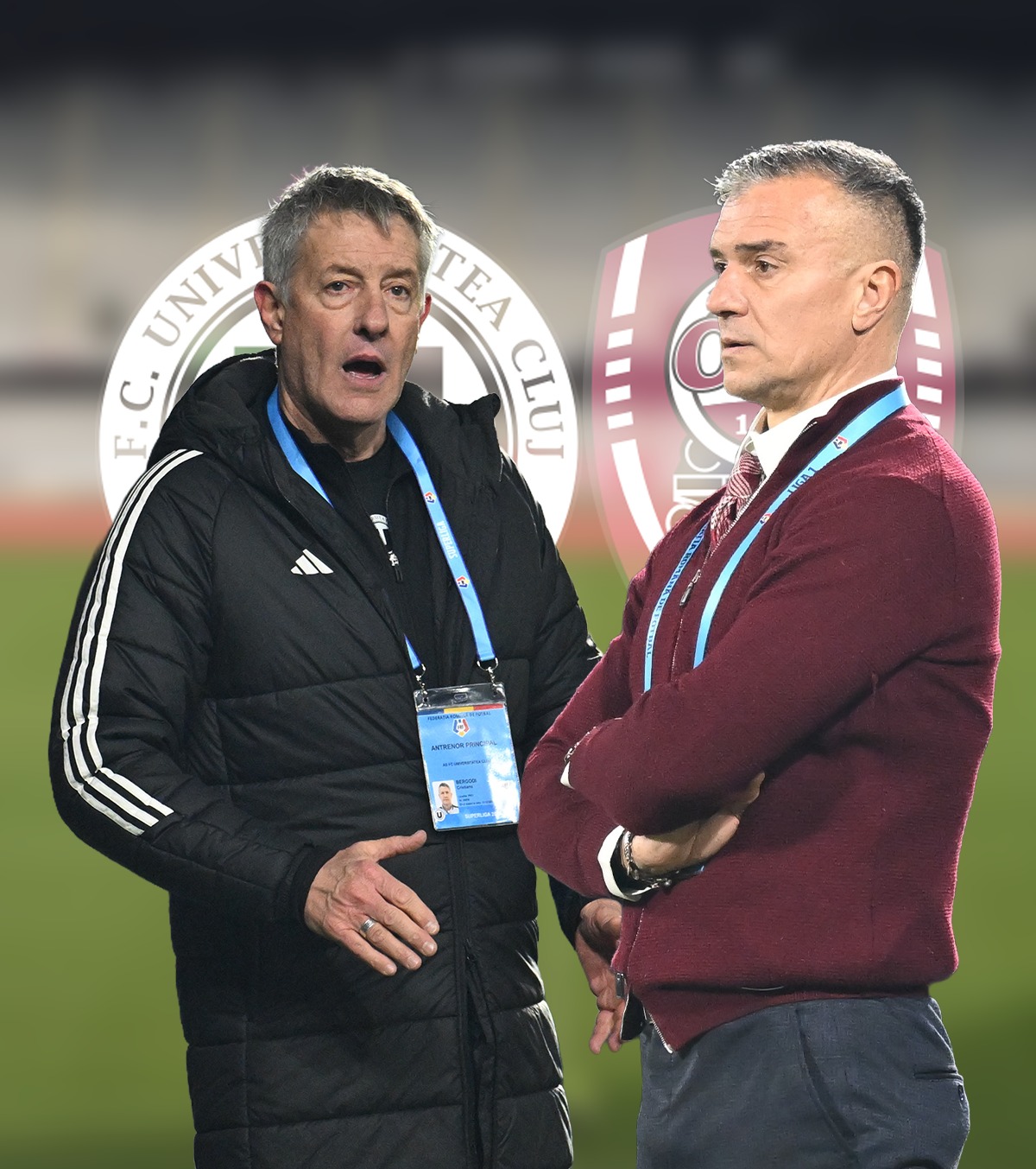 U Cluj - CFR LIVE de la ora 20:30, în etapa #1 din play-off-ul Ligii 1 » Cristiano Bergodi revine pe bancă după scandalul uriaș de la derby-ul anterior