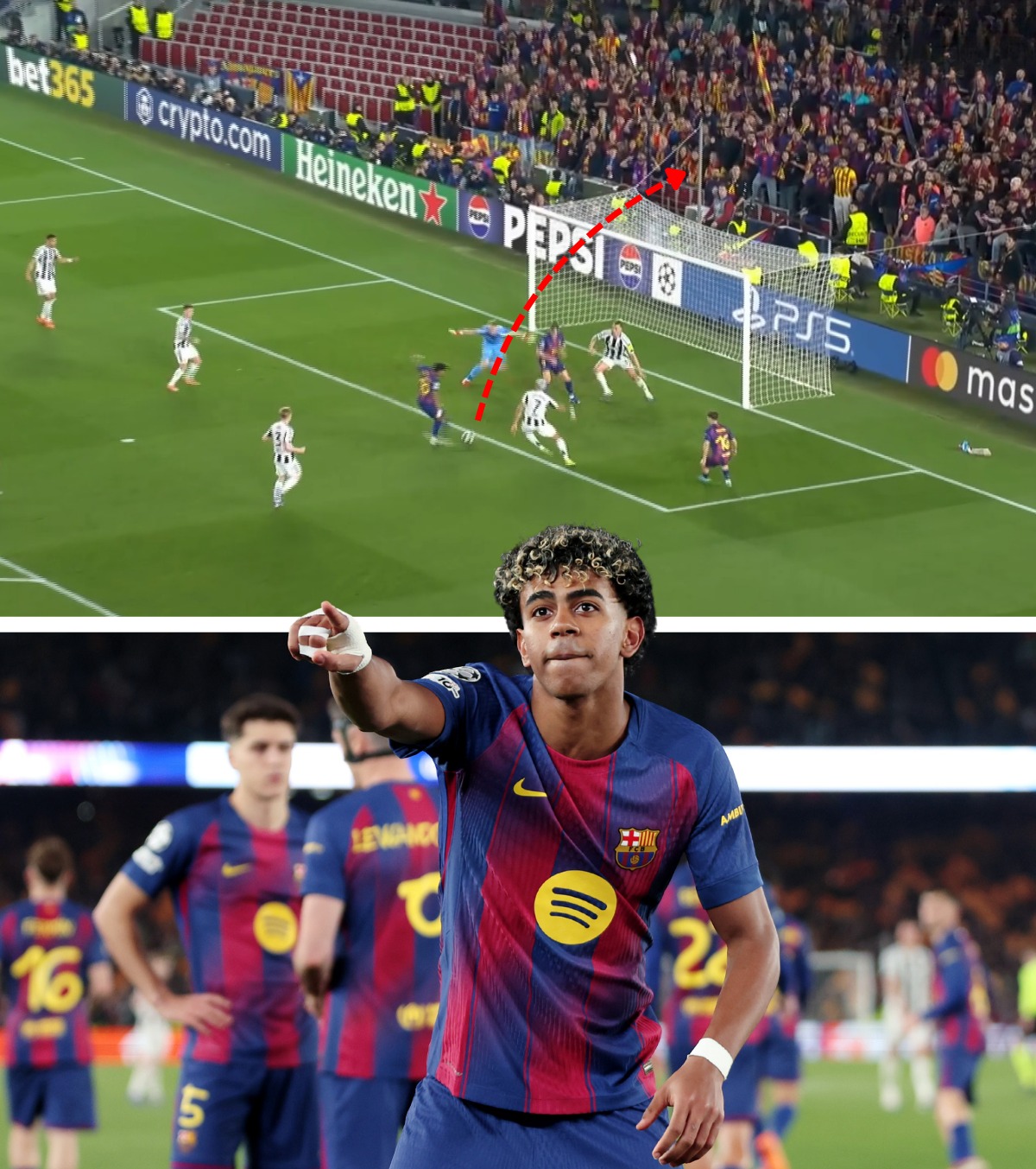 Înger și Demon Lamine Yamal a ratat uluitor în Barcelona - Newcastle » S-a revanșat ulterior și a celebrat precum Neymar 