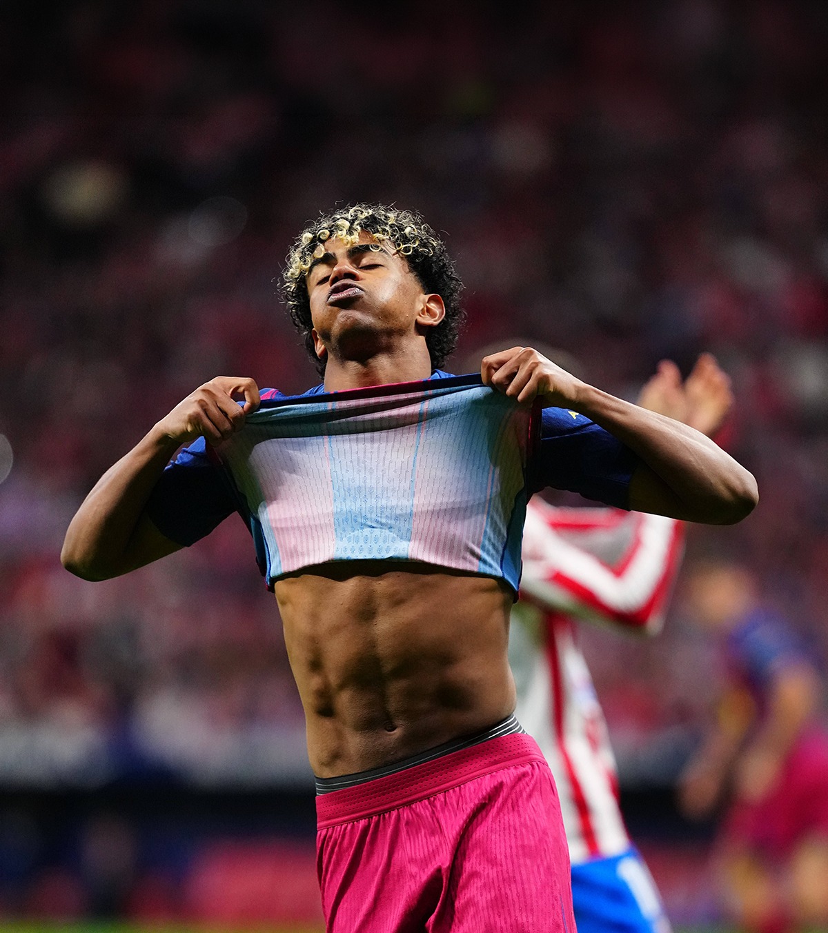 Yamal, gest de neînțeles FOTO. Ce a făcut starul Barcelonei după golul reușit de Lewandowski cu Atletico » Flick, uluit: „Nu știu ce s-a întâmplat”