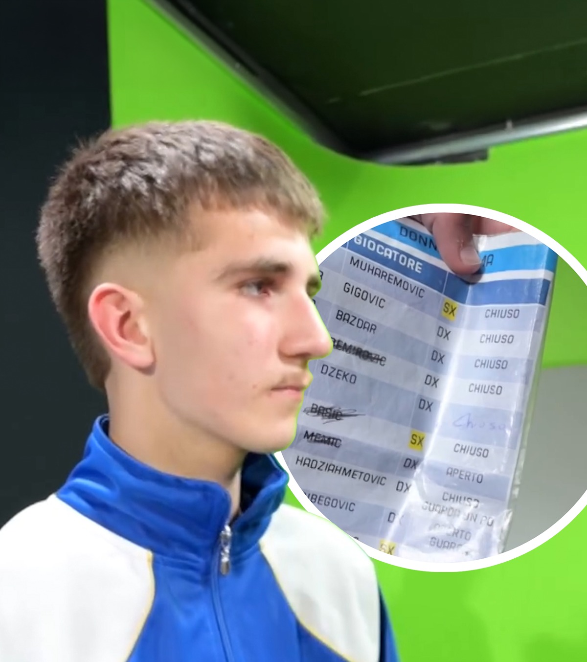 Eroul Bosniei a fost găsit!  Cine e băiatul de mingi care i-a furat notițele lui Donnarumma în finala barajului: „A fost furios”