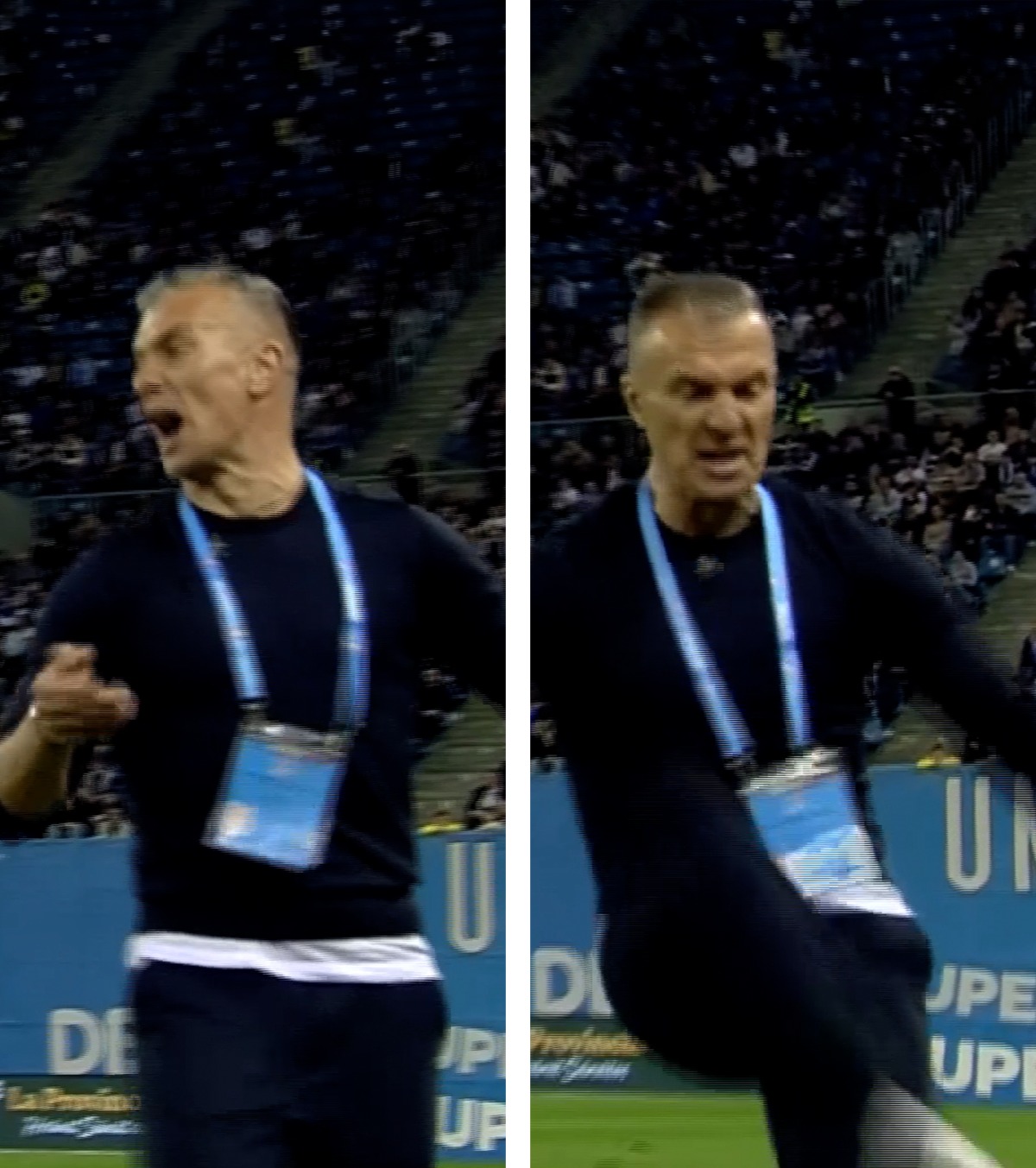 Pancu, criză de nervi FOTO: Antrenorul de la CFR a avut o reacție necontrolată  în meciul cu U Craiova. Ce a reclamat