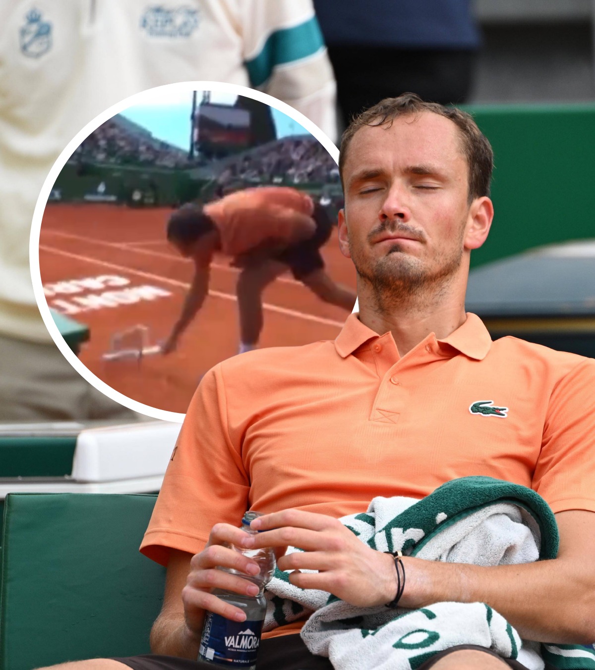 Medvedev și-a ieșit din minți! VIDEO. Imagini incredibile la Monte Carlo: 40 de secunde de furie și cel mai rușinos rezultat al carierei