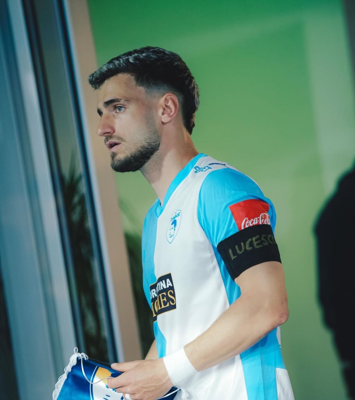 Doliu pentru Il Luce Vlad Dragomir a purtat o banderolă specială  la primul meci după decesul lui Mircea Lucescu 