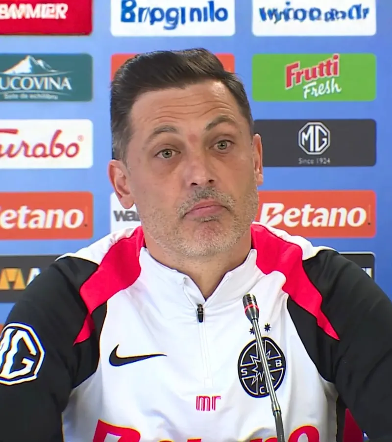 Dezamăgit de înfrângerea cu Botoșani Mirel Rădoi, înainte de partida cu Oțelul: „Dacă cineva venea din altă țară, zicea că am stat doar la grătar”