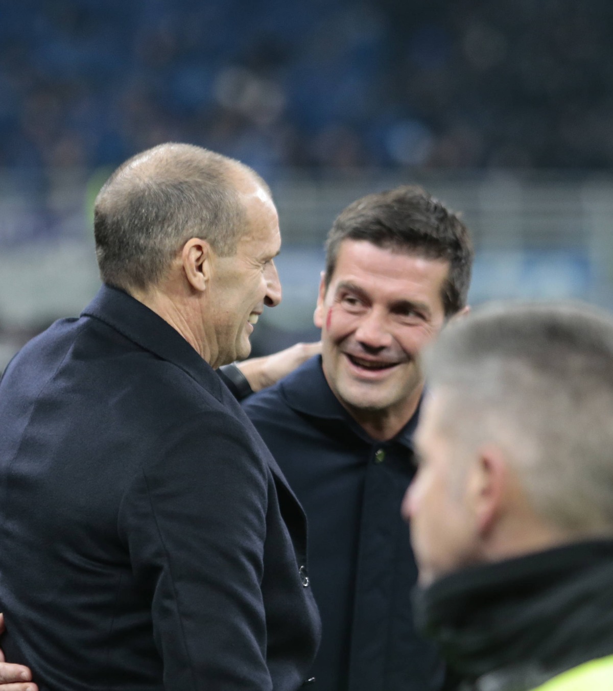 Chivu s-a duelat sezonul trecut cu Allegri, care era antrenor la Milan. Românul a cucerit titlul, Max a încheiat pe locul 5 și a părăsit clubul. Foto: Imago