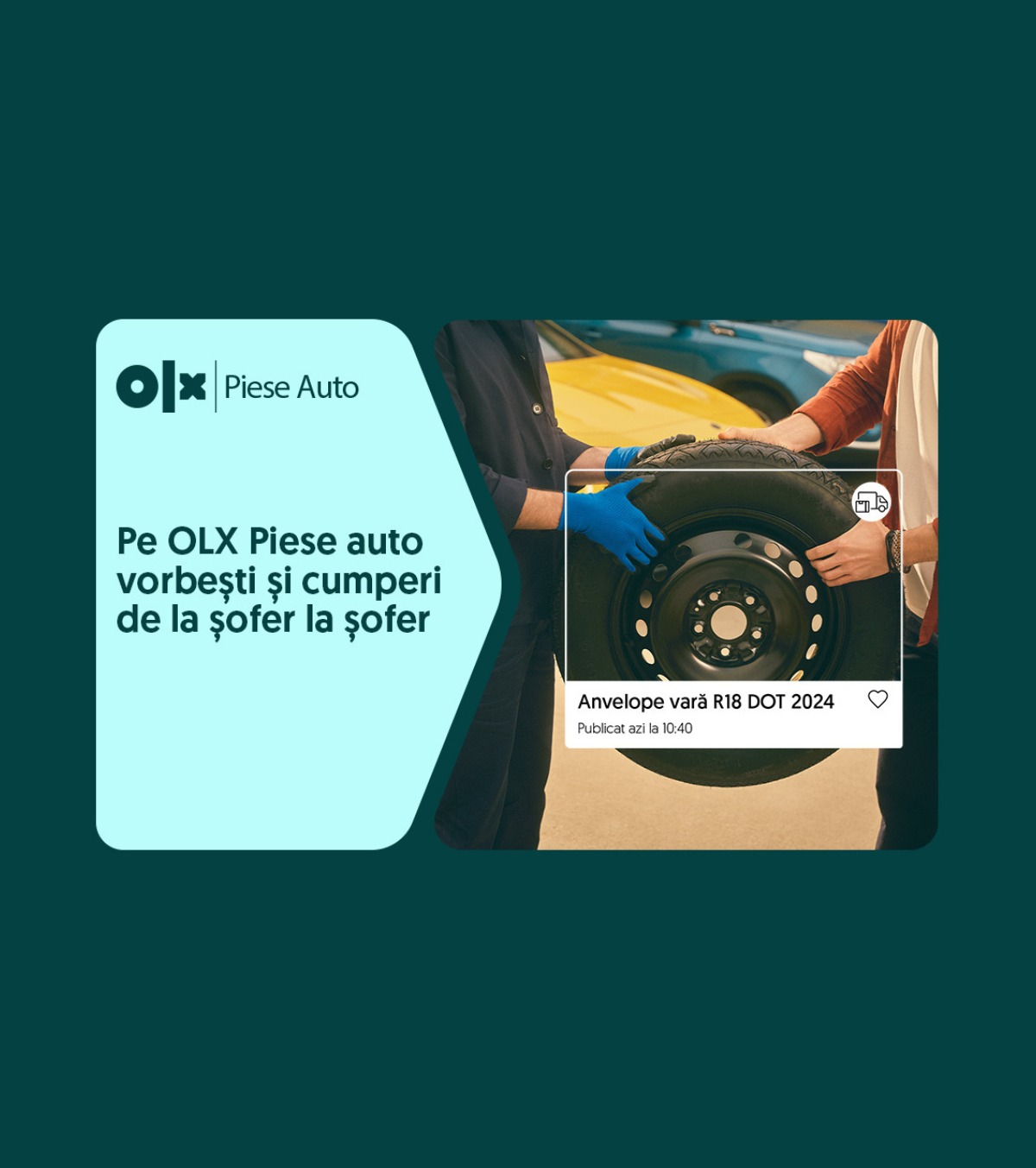 Începe Târgul de piese și anvelope! Între 20 și 26 aprilie, OLX organizează o nouă ediție a Târgului Digital de Piese și Anvelope la prețuri promoționale