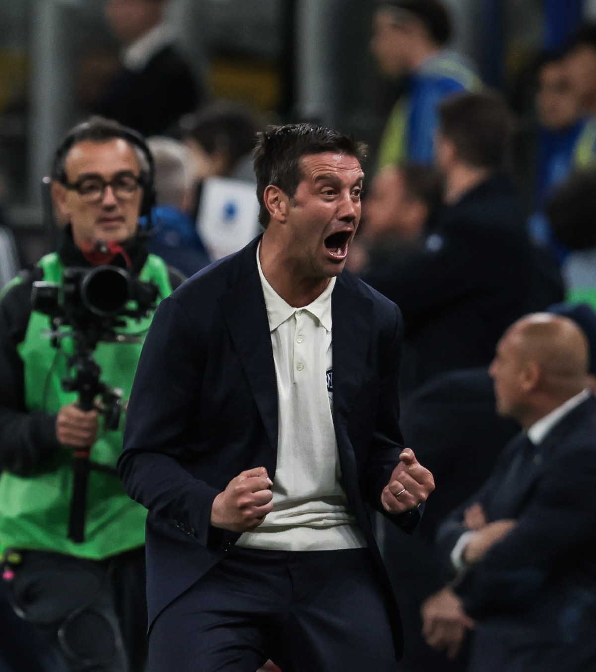 Chivu a cucerit Milano VIDEO: Tehnicianul lui Inter i-a impresionat pe italieni cu pasiunea și reacțiile de pe marginea terenului