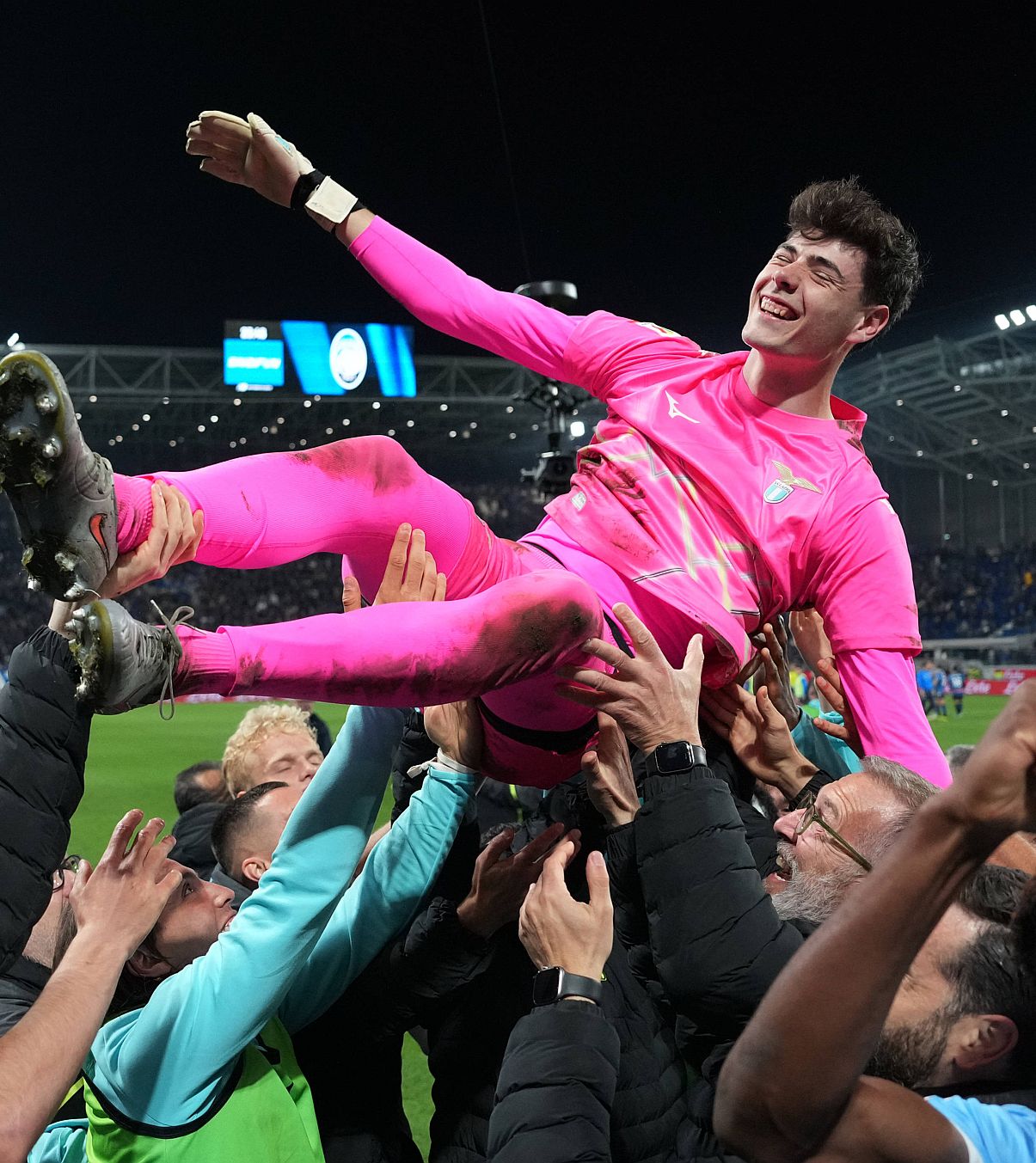 Un nou Duckadam! FOTO-VIDEO. Pe cine înfruntă Chivu în finala Cupei Italiei. Portarul Motta, eroul lui Lazio la penaltyuri