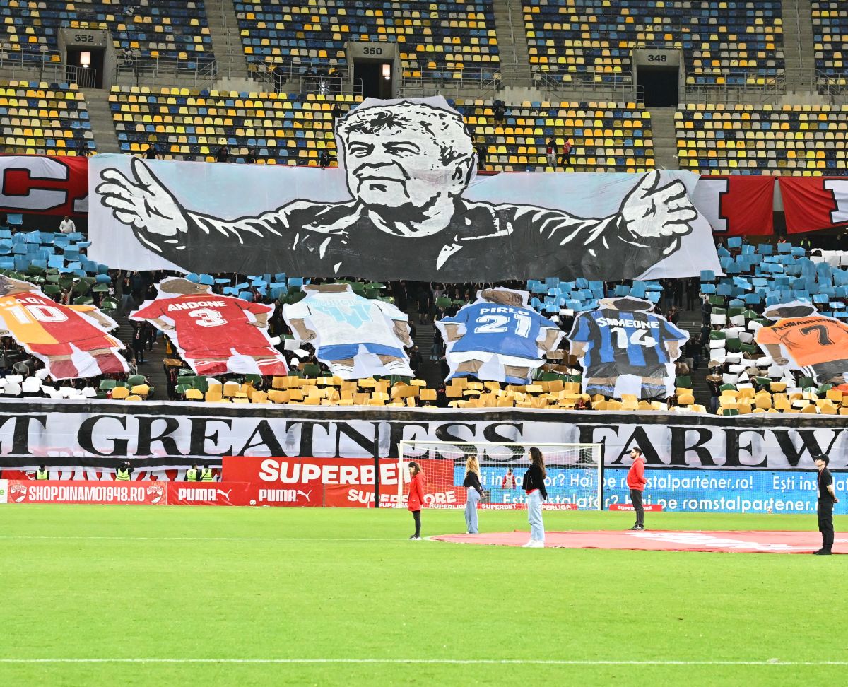 Uniți pentru Luce, dezbinați de rasism! O scenografie emoționantă în memoria lui Mircea Lucescu, lovită de rasism oribil