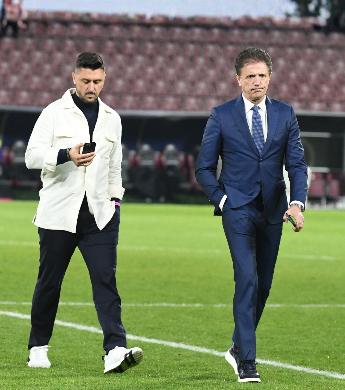 Ciprian Marica și Gică Popescu/ Foto: sportpictures.eu