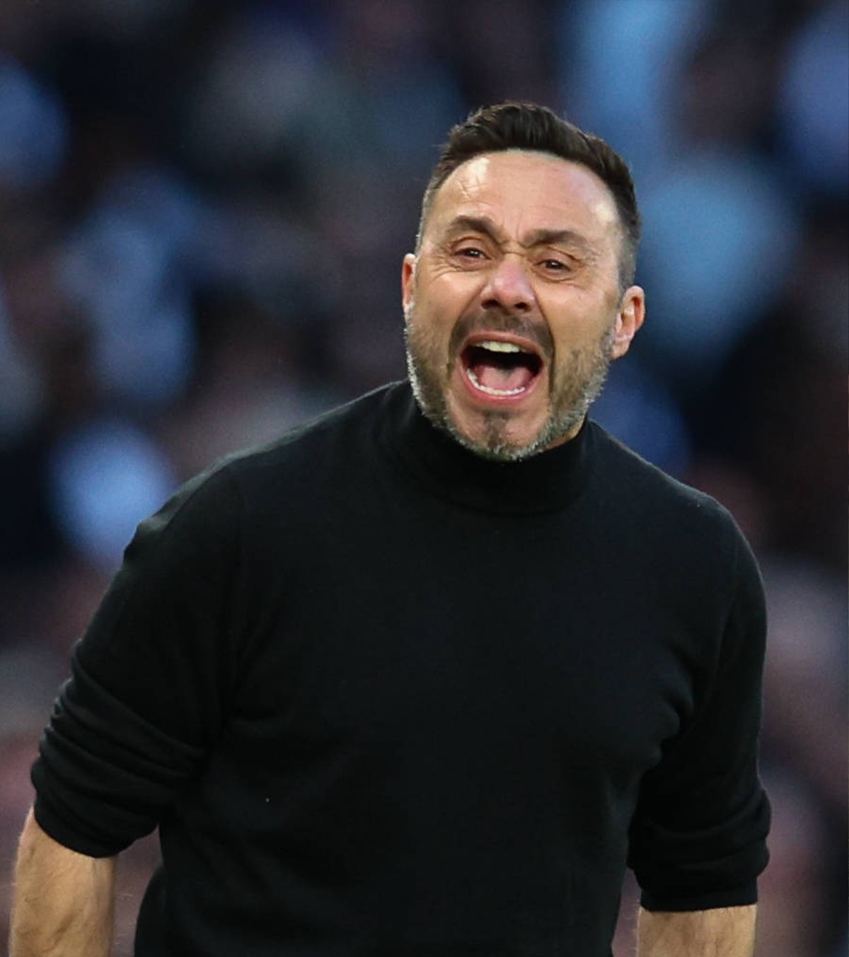 De Zerbi, care s-a retras ca jucător la CFR Cluj (2010-2012), are 3 victorii, două egaluri și două eșecuri la Tottenham în Premier League. Foto: Imago