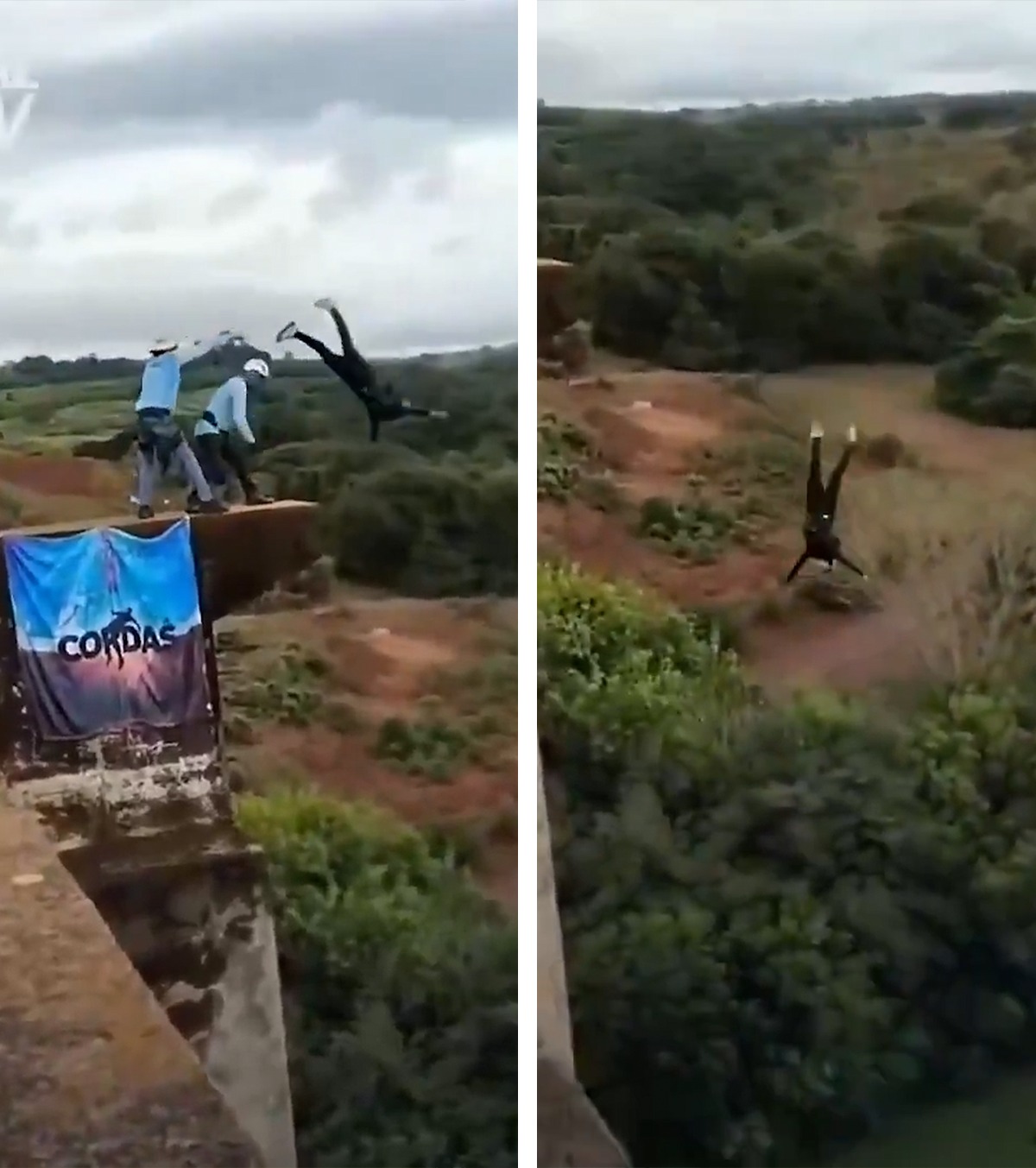 Adrenalină transformată în tragedie VIDEO: O tânără de 21 de ani a murit după o greșeală incredibilă a instructorilor! Cădere mortală de la 40 de metri