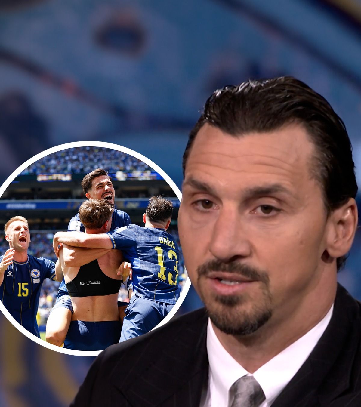 Ibrahimovic, copleșit de emoții VIDEO. Zlatan, cu lacrimi în ochi după calificarea fostei adversare a României în 16-imile CM: „Îmi dă fiori”