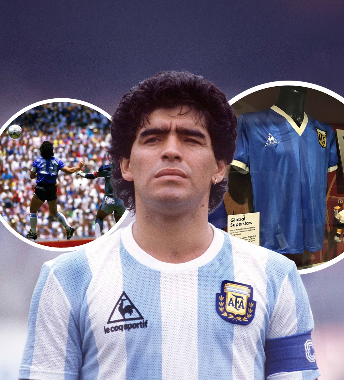 Ce s-a întâmplat cu tricoul lui Maradona Echipamentul de la meciul cu Anglia, cel cu „Mâna lui Dumnezeu”, vândut pe o sumă-record