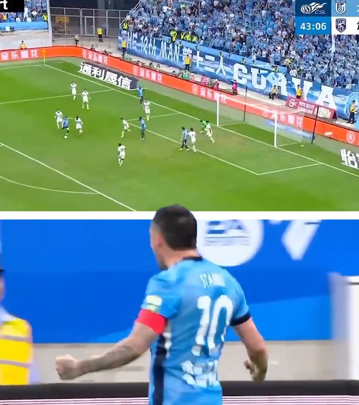 Stanciu, pe val în China FOTO: Căpitanul naționalei a marcat din nou pentru Dalian Yingbo, chiar împotriva fostei sale echipe