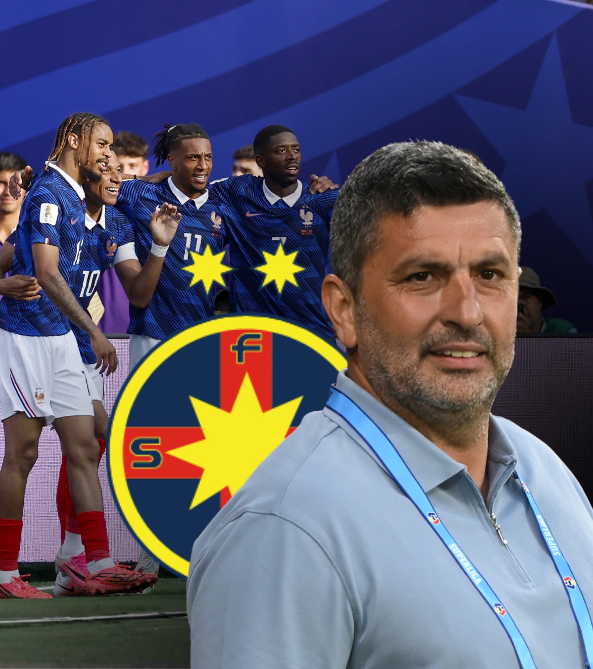 Joacă Franța, zici că-i FCSB!😁 Marius Baciu, declarație bizară din cantonament: „Se apropie de ceea ce încercăm noi să jucăm”