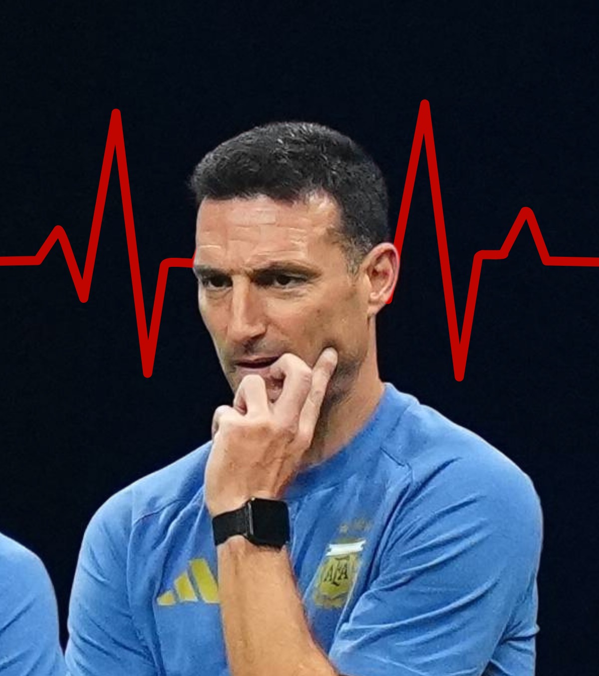 Trăirile lui Scaloni Pulsul selecționerului Argentinei a atins cote uriașe la partida cu Egipt » Motivul pentru care își monitorizează organismul