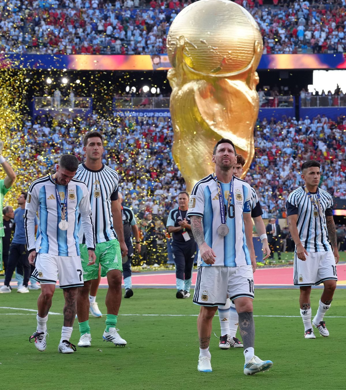 Ce s-a întâmplat înainte de finală FOTO. Argentinienii au fost de nerecunoscut cu Spania, în ultimul act de la CM 2026, după ce le-a spus Messi la vestiare
