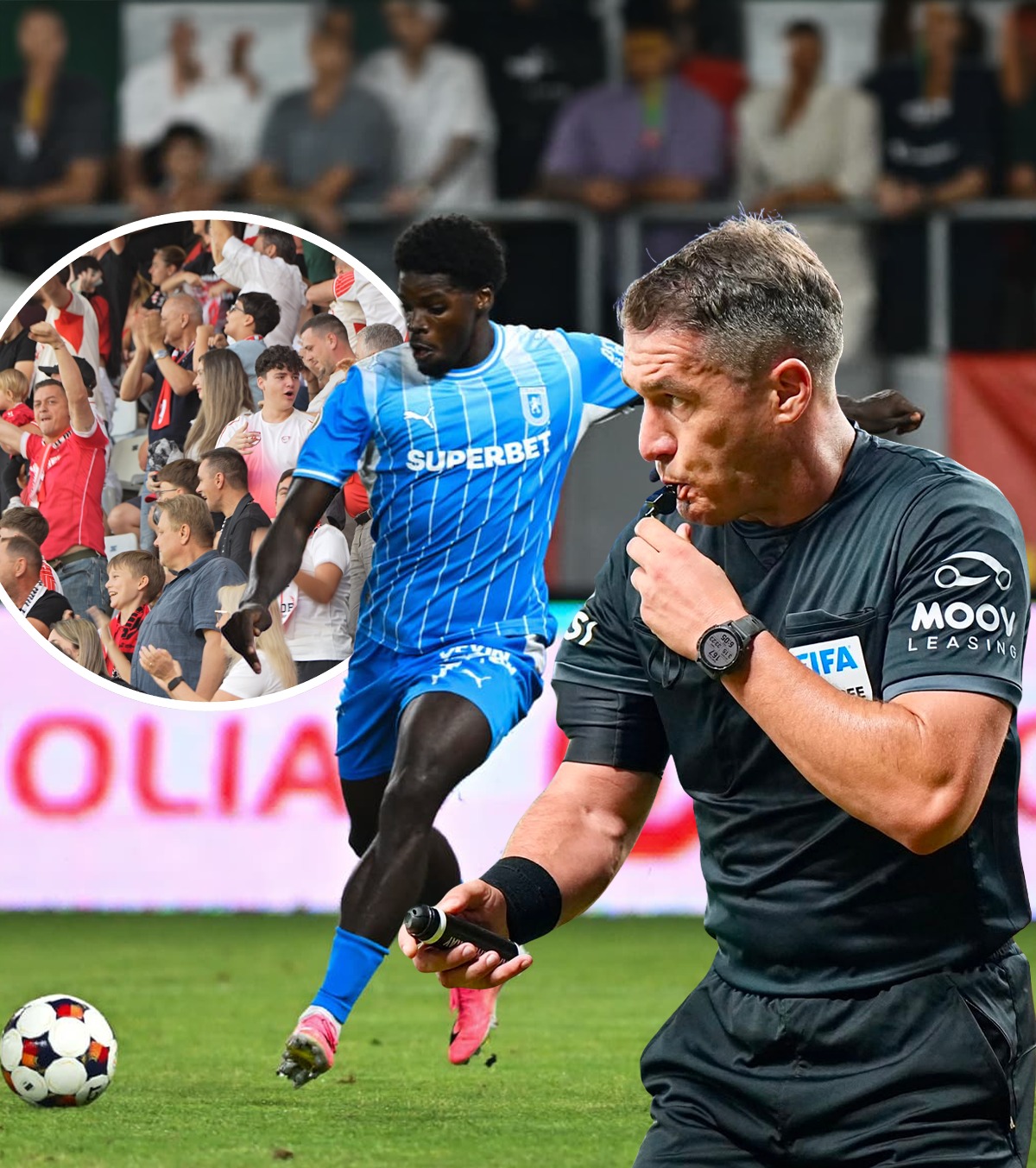 Derby oprit pentru rasism FOTO: Nsimba s-a dus direct la Kovacs! Ce s-a întâmplat la Dinamo - Craiova