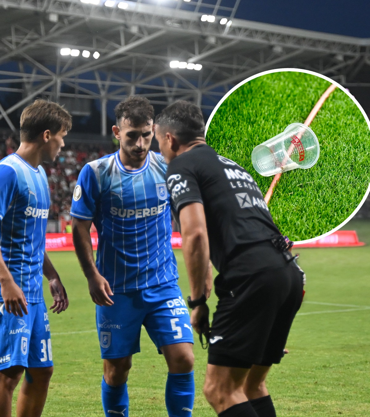 Noile permisiuni creează probleme  FOTO: Un fan al lui Dinamo, sancționat drastic după ce a aruncat un bere în Anzor!