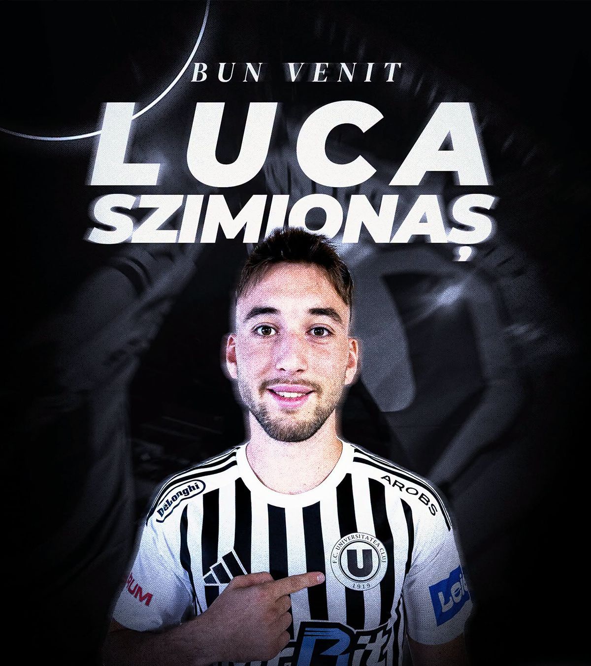 U Cluj, transfer gratis din Italia   Fotbalistul naționalei României,  prezentat oficial  de vicecampioană
