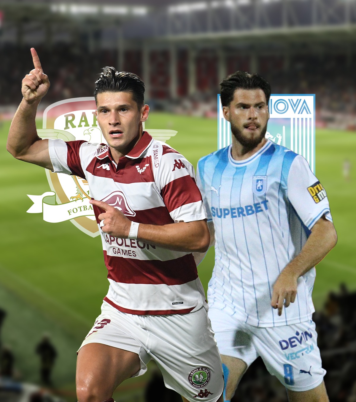 Rapid - U Craiova   LIVE de la 20:30  » Daniel Pancu, fără victorie în cinci dueluri cu oltenii
